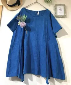 cloudnine☆総刺繍　チュニック　コラージュ　ふわり　ナチュラルのサムネイル