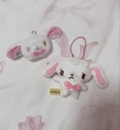 シュガーバニーズ ぬいぐるみチャーム ぬいぐるみマスコット　しろうさ