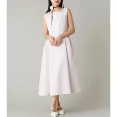 美品 CELFORD スカラネックフィット&フレアワンピース 24春夏 36
