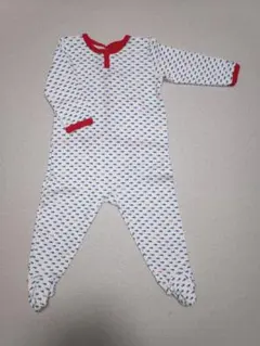 PETIT BATEAU　70~80　足つきロンパース
