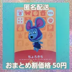 【匿名配送】amiiboカード『No.376　ちょろきち』