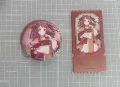学園アイドルマスター 学マス 上海限定 月村手毬 缶バッジ 梅影霓裳