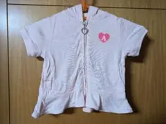80cmanyFAMエニィファムハートAロゴ半袖パーカーのサムネイル