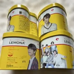 LEMONA BTS コラボ ハート型缶ケース４個