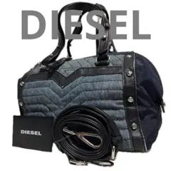 Y2K 2WAY DIESEL デニム ハンドバッグ ショルダーバッグ D31