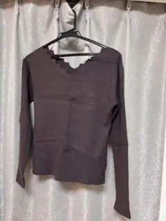 【12/1削除します】 LAGUNAMOON スカラップニット