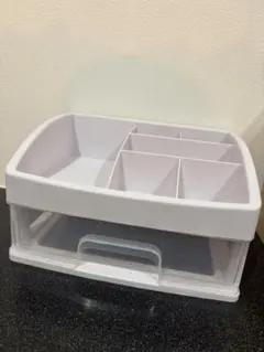 ホワイトプラスチック収納ボックス