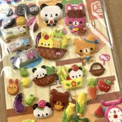 【中古】おかいもの ぷっくりシール FUNFUN ごっこしーる レトロ