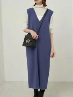 ROPE PICNIC ノースリーブVネックワンピース 40