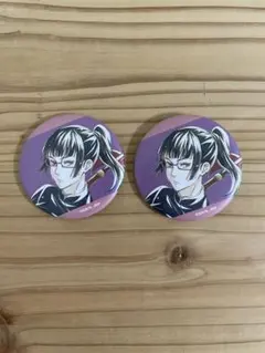 【呪術廻戦】 禪院真希 アニアート マット缶バッジ 第7段 2個セット