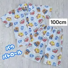 パウパトロール 半袖パジャマ 100cm 総柄のサムネイル