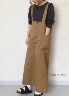 サロペットスカート　アジャスター付き　studio clipスタジオクリップ