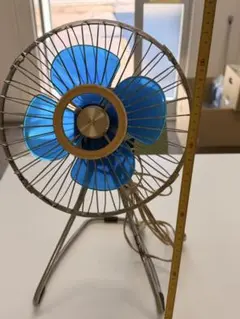 昭和レトロ】HORIE HF-23 WC 壁掛け扇風機 ブルー羽 - メルカリ