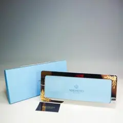 MIKIMOTO 真珠付 金属製 フォトフレーム パノラマ K9089