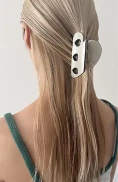 新品POTETE コフレ 3heart clip 黒 3 heart clip dark navy – POTETE