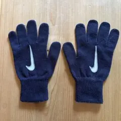 Nike ネイビー ニット手袋のサムネイル