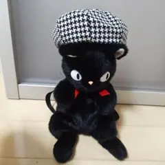 千鳥格子　ベレー帽