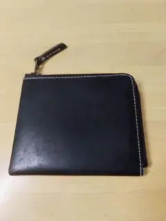 t*0様 牛革 L字 財布 こげ茶