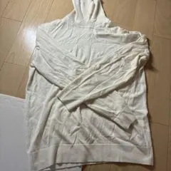 UNIQLO ユニクロ　アイボリー XL 長袖ニット　タートルネック