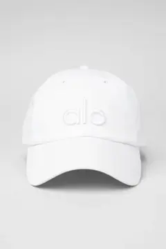 alo yoga キャップ ホワイト メッシュ - メルカリ