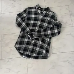 Polo⭐︎グリーンチェックボタンダウン長袖シャツ　XSのサムネイル