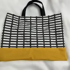 ハンドメイド レッスンバッグ 手提げ袋のサムネイル