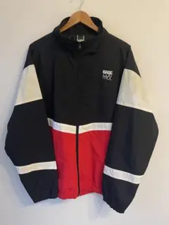 【古着】BASECONTROL ナイロンジャケット 黒/赤/白