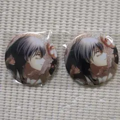 20 プロセカ グリッター缶バッジ 青柳冬弥