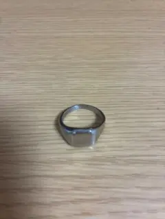 メンズ シグネットリング シルバーカラー