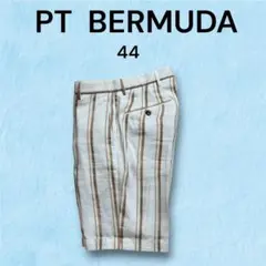 PT BERMUDA メンズ ストライプ ショートパンツ 44のサムネイル