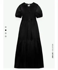 ZARA ポプリンワンピース 黒