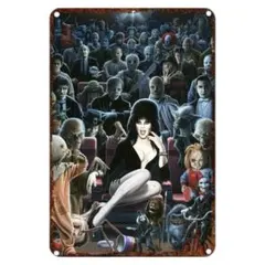 ハロウィン ジェイソン チャッキー フレディ ジグソウ ブリキ看板