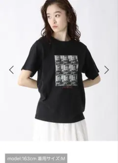 美品　ジーナシス　フォトグラフヴィンテージプリントTEE ブラック　Mのサムネイル