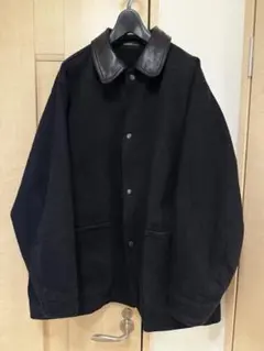 新品未使用　25aw COMOLI デニムレザーワークジャケット　襟レザー 2025年最新】comoli レザーの人気アイテム - メルカリ