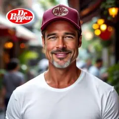 Dr Pepper ドクターぺッパー トラッカーキャップ 赤/新品