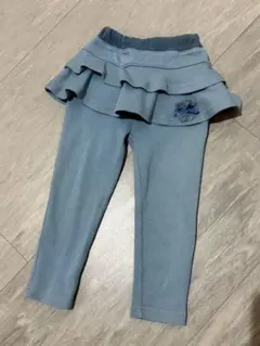 panpantutu フリル付き青色レギンス
