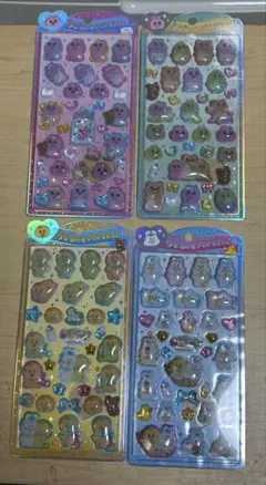 【正規品】うるちゅるPOP SEAL おぱんちゅうさぎ んぽちゃむ 4種セット