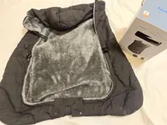 エルゴベビー ブラック ホッパーブルー レーベル 防寒ケープ シンサート 冬