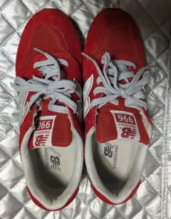 New Balance 996 Red 24cmスニーカー 新品同様のサムネイル