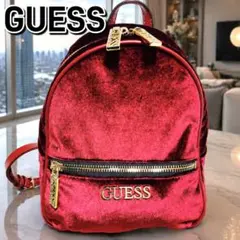 ベロア✨GUESS✨ゲス✨ミニリュック✨ベルベット✨ミニリュック✨ロニー✨y2kのサムネイル