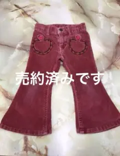売約済みです。 ブーフーウー USED baby ストレッチコーデュロイパンツ
