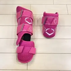 スパイダーズ フットガード エルボーガード ピンク セット - メルカリ
