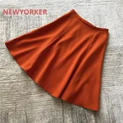 NEWYORKER フレアスカート　オレンジ