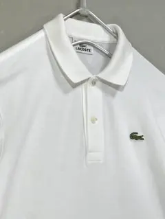 630 美品 LACOSTE 上質 鹿の子地 ポロシャツ ラコステ サイズ 3のサムネイル