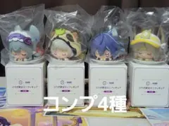 原神 スシロー コラボ 観月の宴　コンプリートセット4種類　フィギュア箱付き