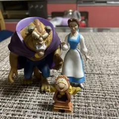 美女と野獣 フィギュアセット　ジャンク品