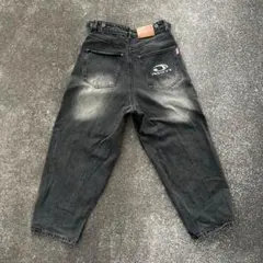 9090 ダークグレー ワイドパンツ
