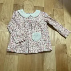 裏起毛　トレーナー　花柄　110