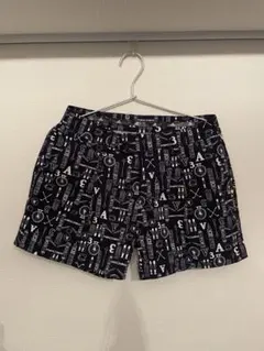 お値下げ✴︎adidas レディース ゴルフパンツ M ネイビー　パターンプリント