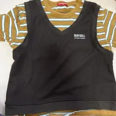 BABYDOLL VネックTシャツ 110